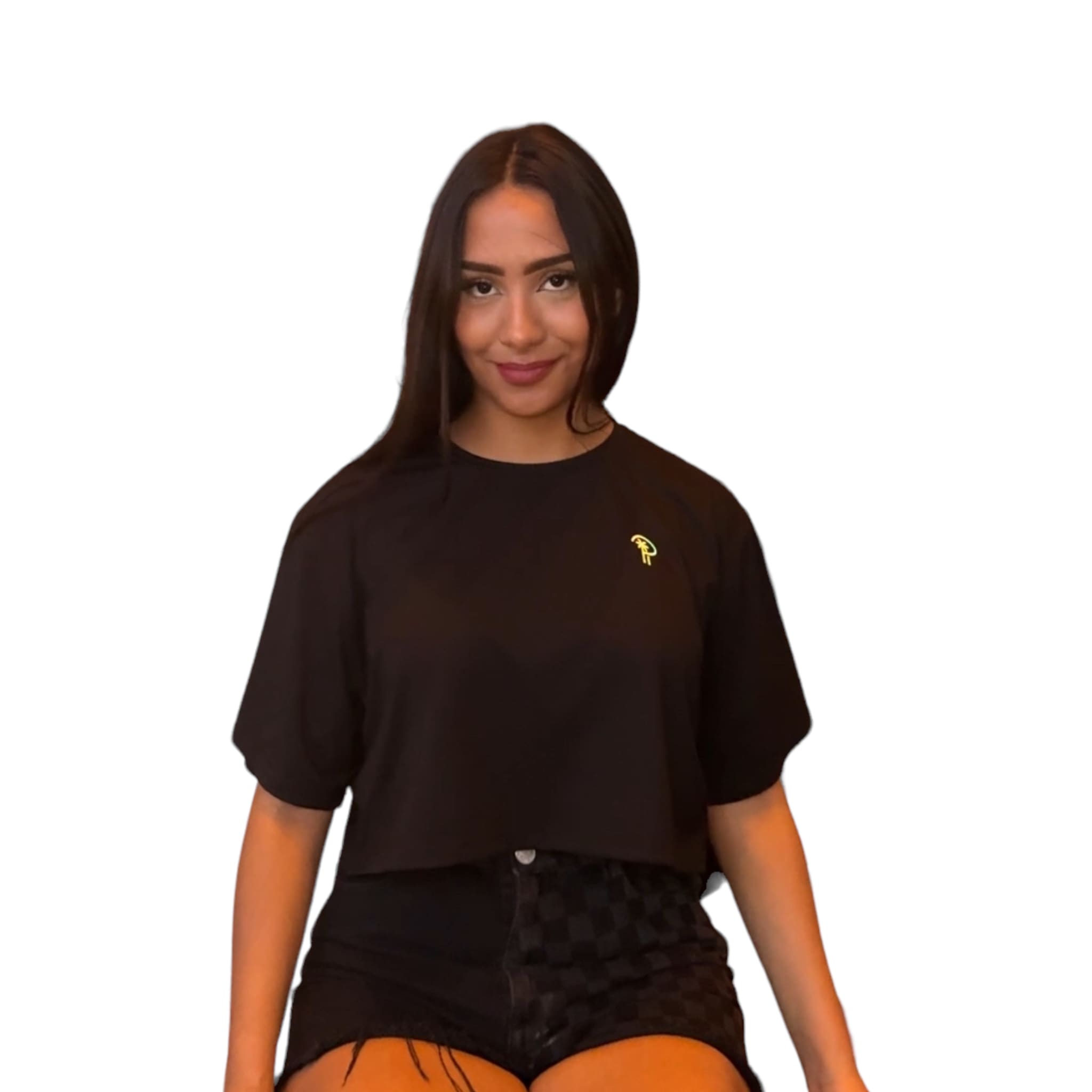 Paradise Color-Shift Crop Tee