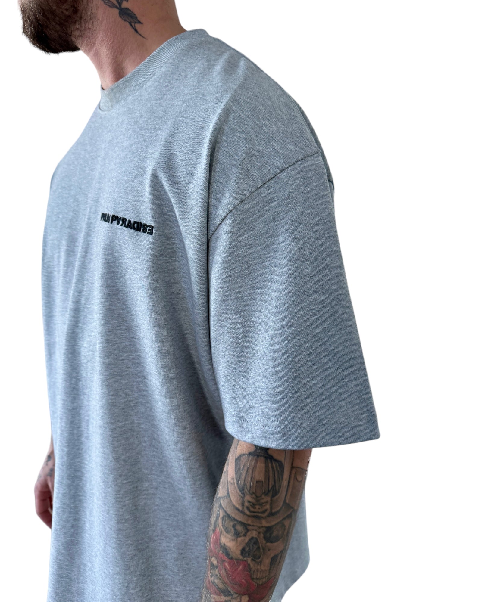 Oversized Flipped Logo Tee