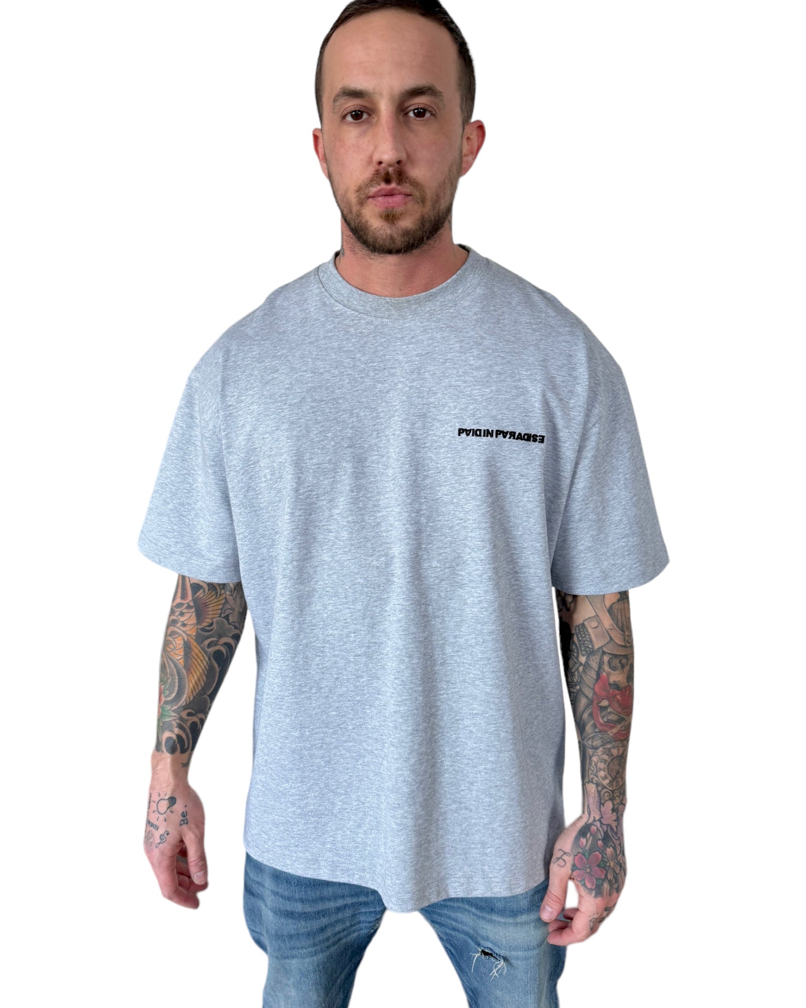 Oversized Flipped Logo Tee